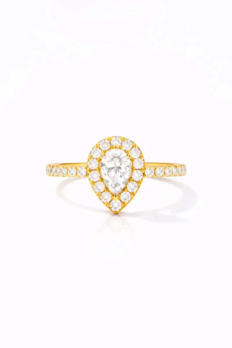 Natural diamond wedding rings