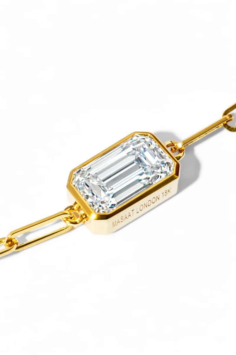 Lab-grown diamond bracelets